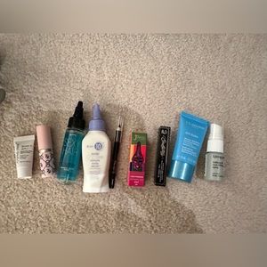 9 deluxe mini makeup skincare and hair care products high end brands all NEW